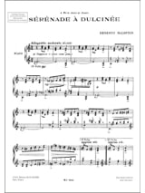 Sérénade A Dulcinée - Ernesto Halffter - Partition - Piano